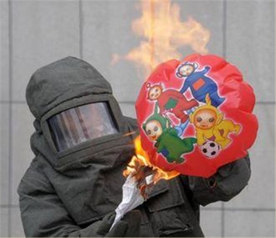 氢气球爆炸实验