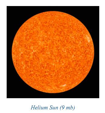 太阳的氦光谱影像-纽瑞德特气