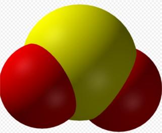 二氧化硫分子模型