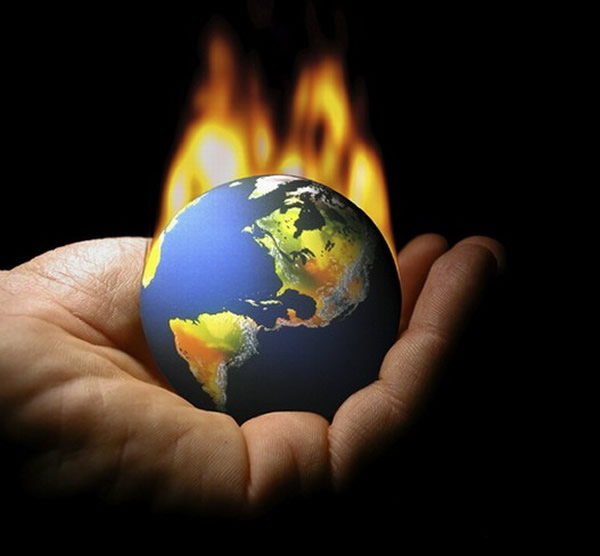 二氧化碳浓度和地球降温